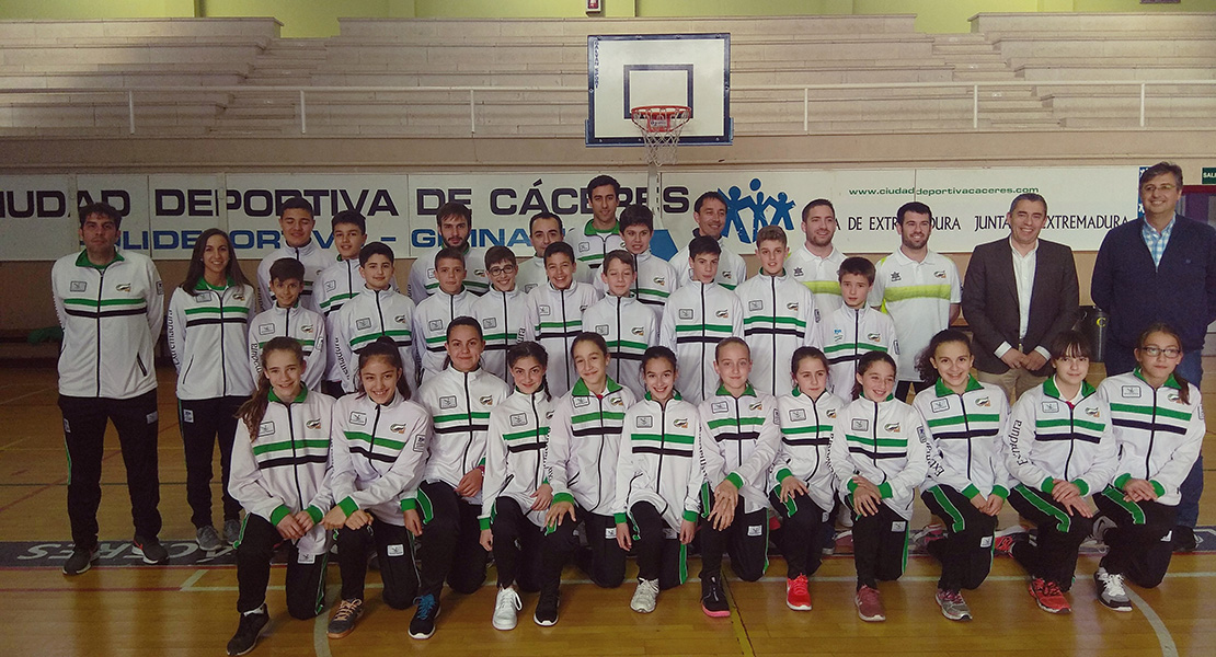 Las selecciones extremeña de minibasket participarán en el Campeonato de España