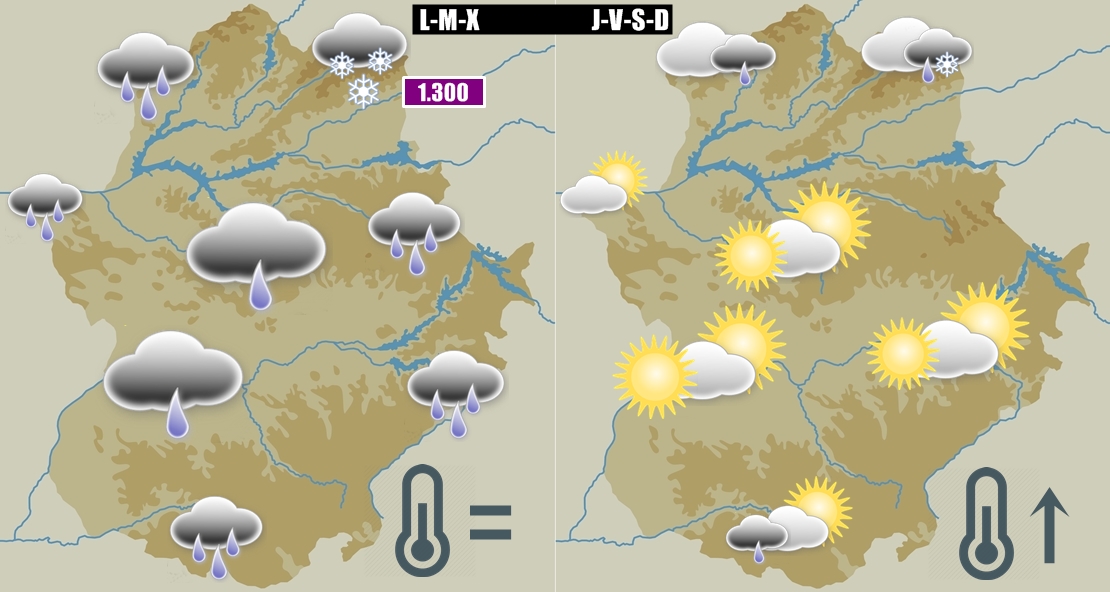 ¿Cómo se presenta la semana en Extremadura?