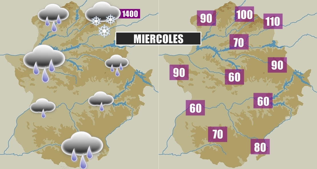 Posibles rachas de viento para este miércoles