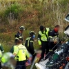 Imágenes del accidente mortal en la carretera EX-300