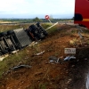 Imágenes del accidente mortal en la carretera EX-300