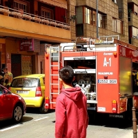 Los Bomberos actúan en un incendio en Adelardo Covarsí (BA)