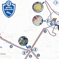 Calles cortadas por la Media Maratón de Cáceres