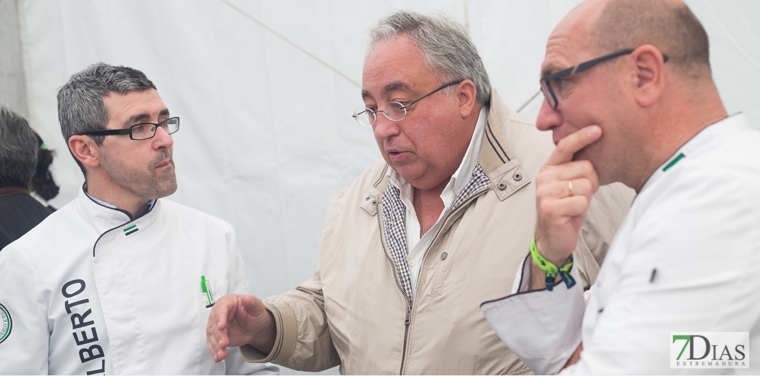 Ambiente en el Certamen del Cerdo Ibérico de Barcarrota (BA)