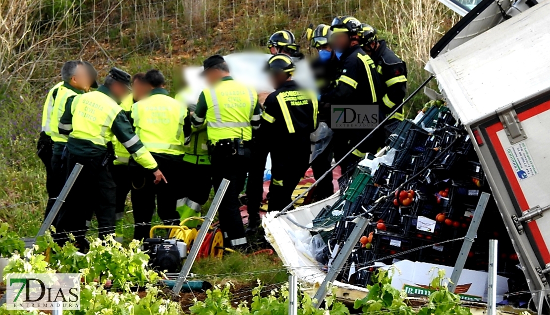 Accidente mortal en la carretera EX-300