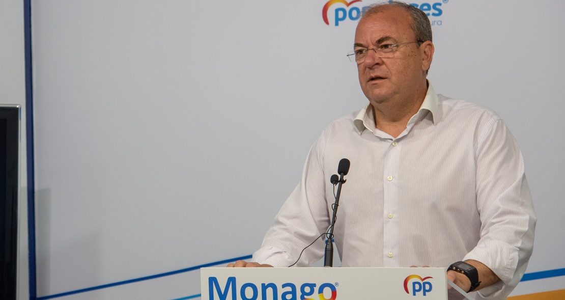 Monago tiende la mano a Ciudadano para “cambiar Extremadura”