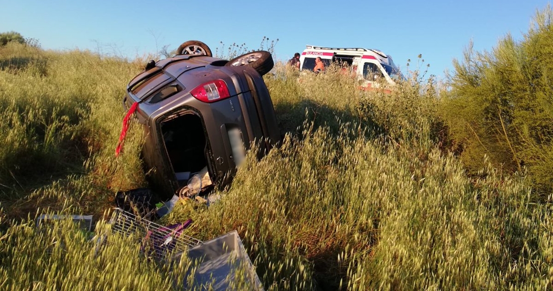 Cuatro heridos en un accidente de tráfico en Mérida