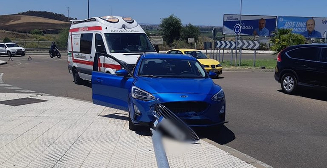 Siete heridos en tres accidentes en Extremadura