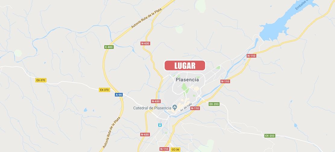 Un herido grave en un accidente en Plasencia