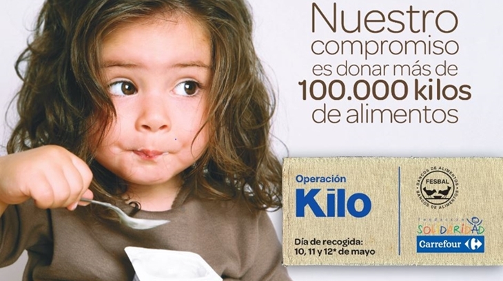 Carrefour arranca su ‘Operación Kilo’ en pro de los más necesitados