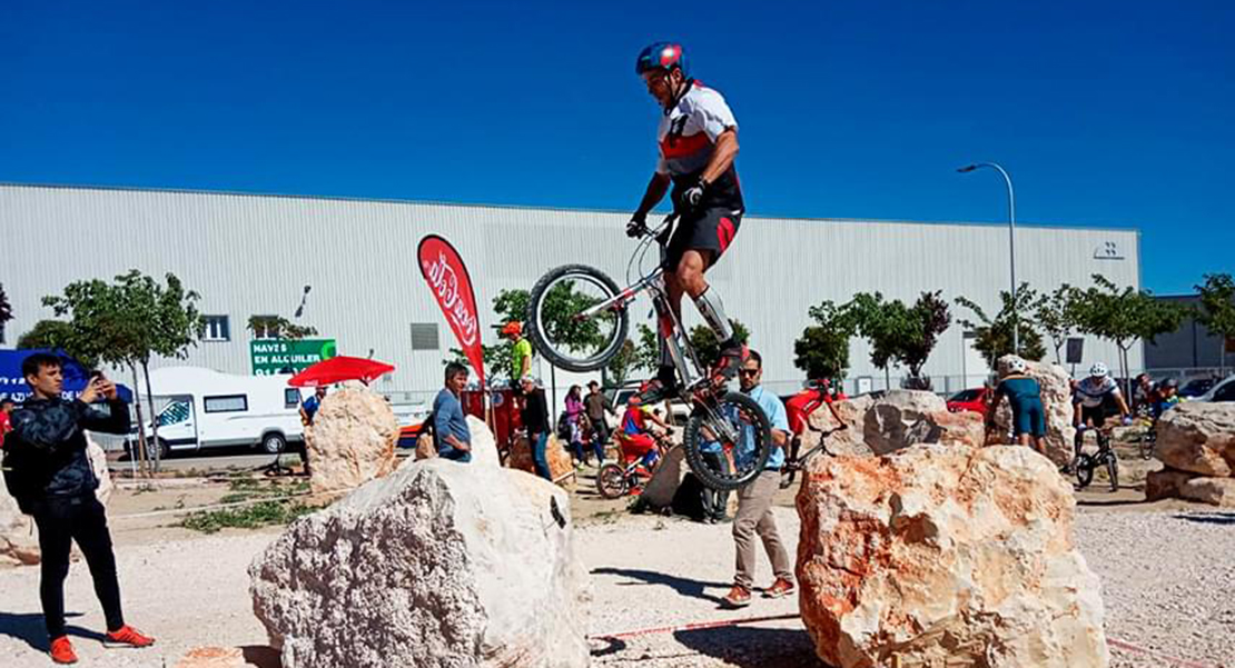 Gran actuación del extremeño Javier Sánchez en la Copa de España de Trial Bici