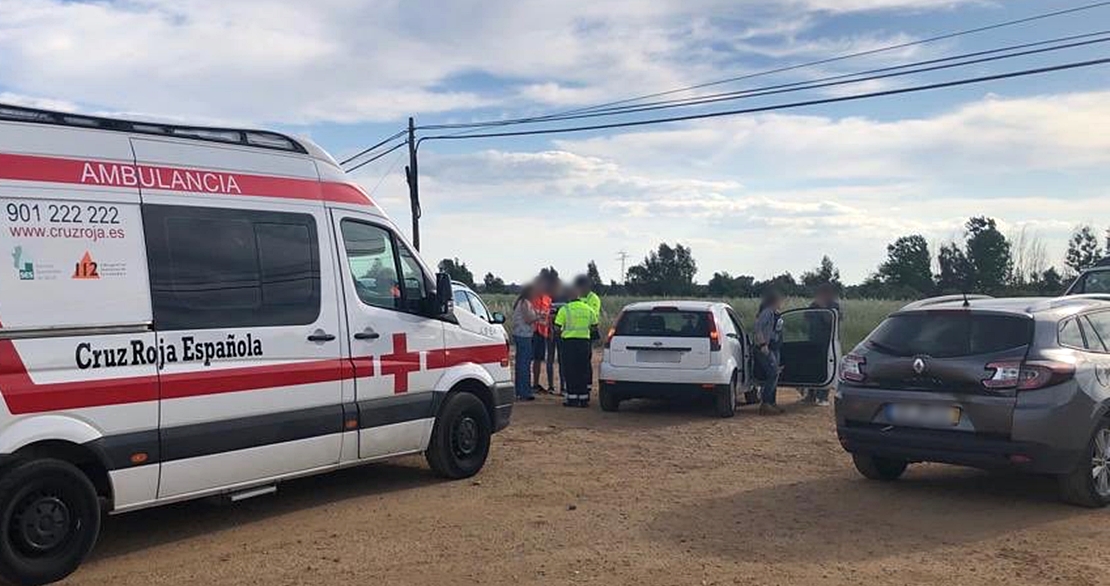 Un niño herido en una colisión múltiple en la Romería de Bótoa