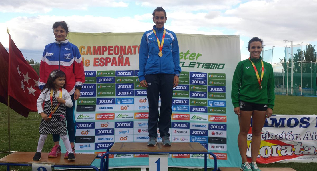 La extremeña Conchi Hidalgo campeona de España master de milla en pista