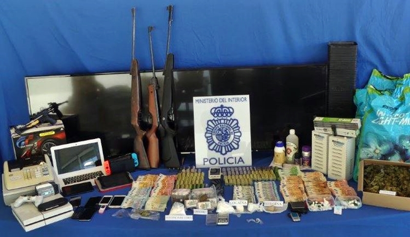 Operación Policial contra el tráfico de estupefacientes en Extremadura