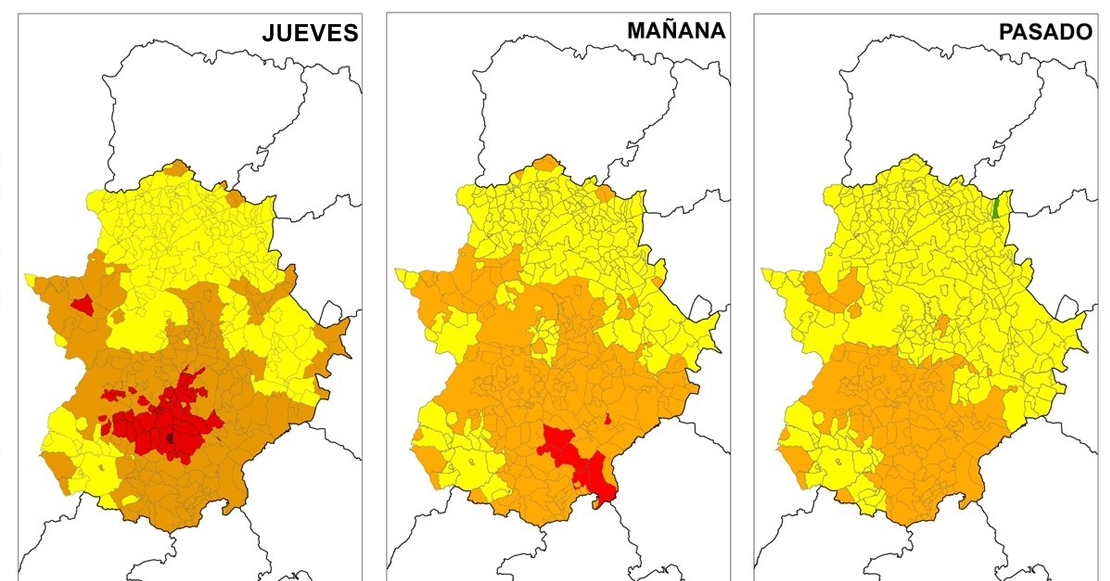 Extremadura vuelve a estar en peligro muy alto de incendios
