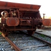 En algunas zonas el tren extremeño no es más que hierro oxidado
