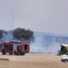 Incendio de grandes dimensiones en la Dehesilla de Calamón (Badajoz)