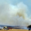 Incendio de grandes dimensiones en la Dehesilla de Calamón (Badajoz)