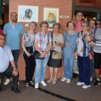 Los mayores de Reyes Huertas exponen sus pinturas en el Centro Cultural Alcazaba