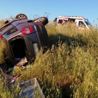 Cuatro heridos en un accidente de tráfico en Mérida