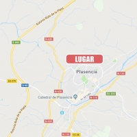 Un herido grave en un accidente en Plasencia