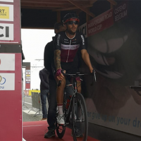 Rubén Tanco, contento con su resultado en la contrarreloj de la Copa del Mundo