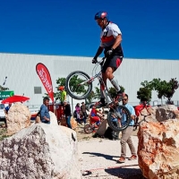 Gran actuación del extremeño Javier Sánchez en la Copa de España de Trial Bici