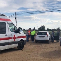 Un niño herido en una colisión múltiple en la Romería de Bótoa