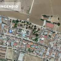 Incendio de pastos cercano a viviendas en Balboa