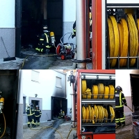 Incendio de vivienda en Alange a primera hora de esta mañana