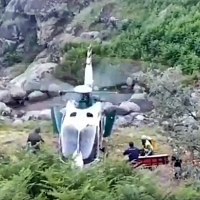 La Guardia Civil rescata a un barranquista en el término municipal del Jerte