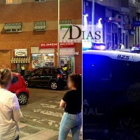 Una joven en estado crítico al caer de un cuarto piso en el centro de Badajoz