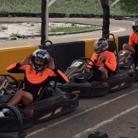 El CD. Badajoz se divierte en los karts