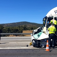 Muere tras sufrir un brutal accidente en la N-432