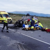 Accidente con atrapados en el norte de Cáceres