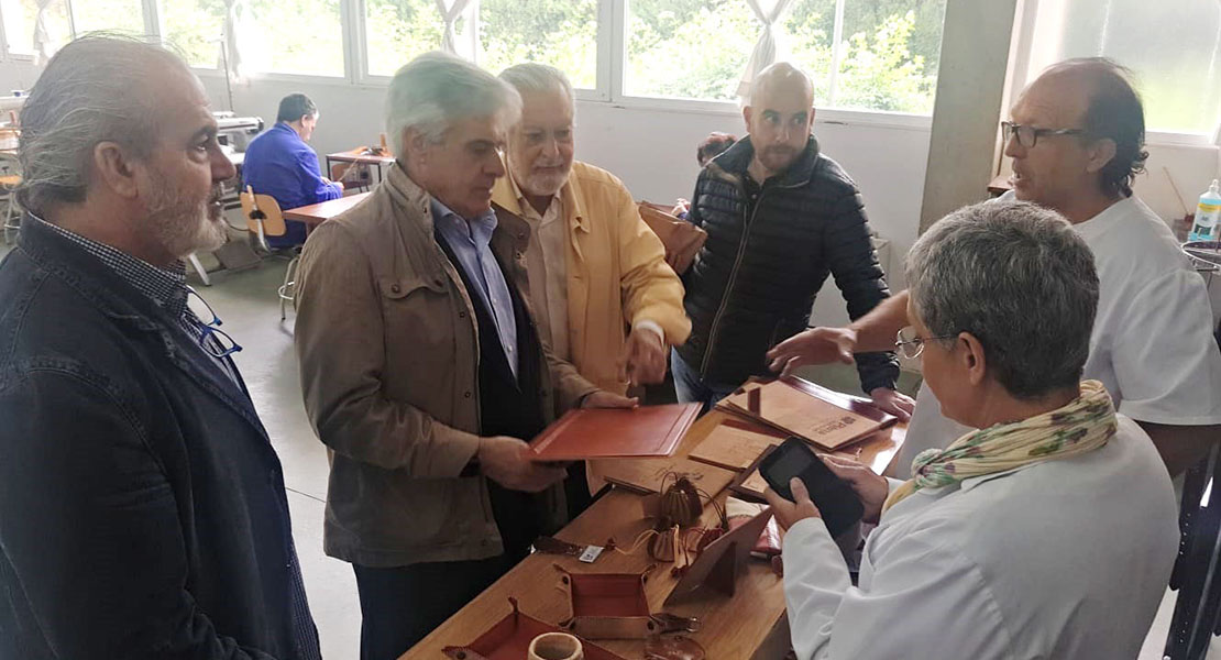 El presidente de la Federación Extremeña de fútbol visita PLACEAT