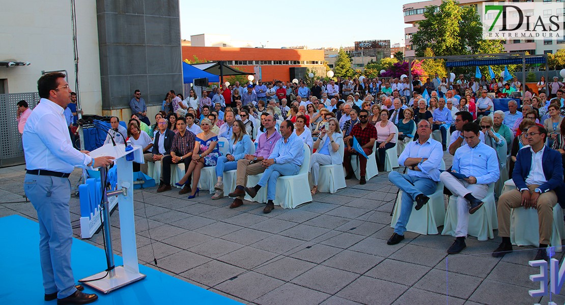 PP: “Somos los únicos que podemos sacar a Extremadura del olvido”