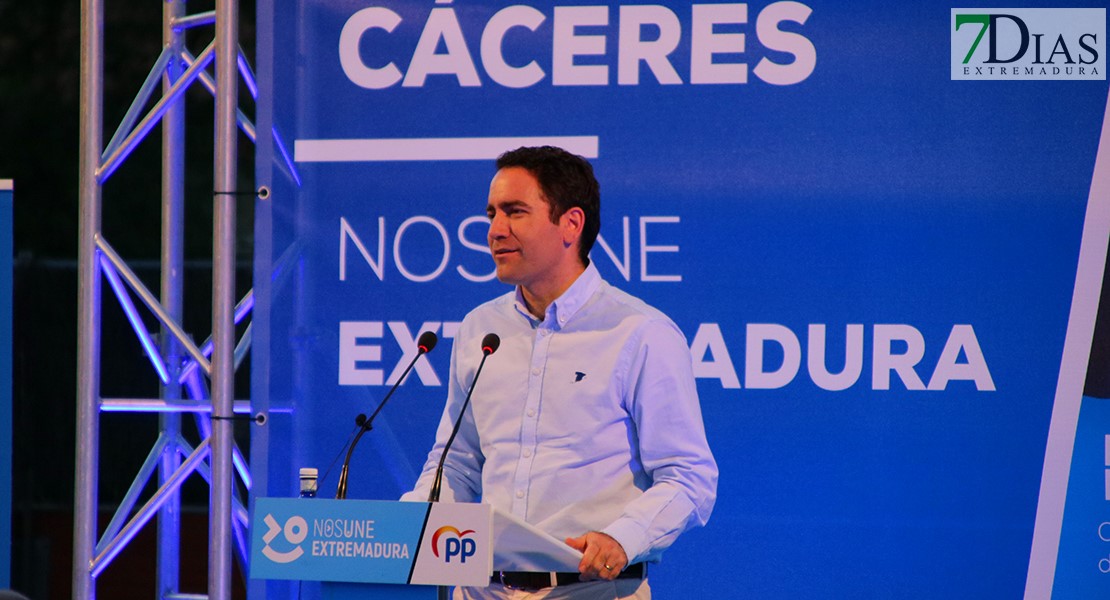 PP: “Somos los únicos que podemos sacar a Extremadura del olvido”