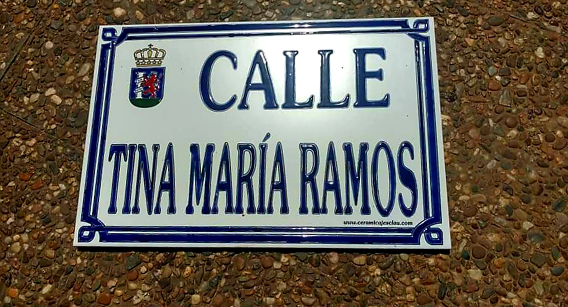 Tina María Ramos tendrá una calle en su localidad natal