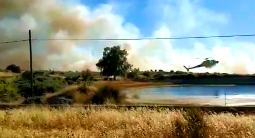 Dos incendios en Extremadura declaran nivel 1 de peligrosidad