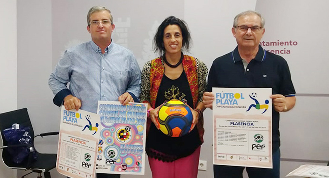 Plasencia acogerá varios campeonatos importantes de fútbol playa