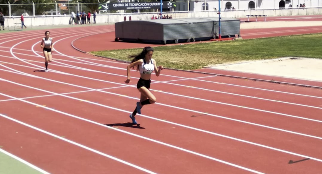 La extremeña Matilde Pineda entre las 10 mejores sub-18 en 200 metros