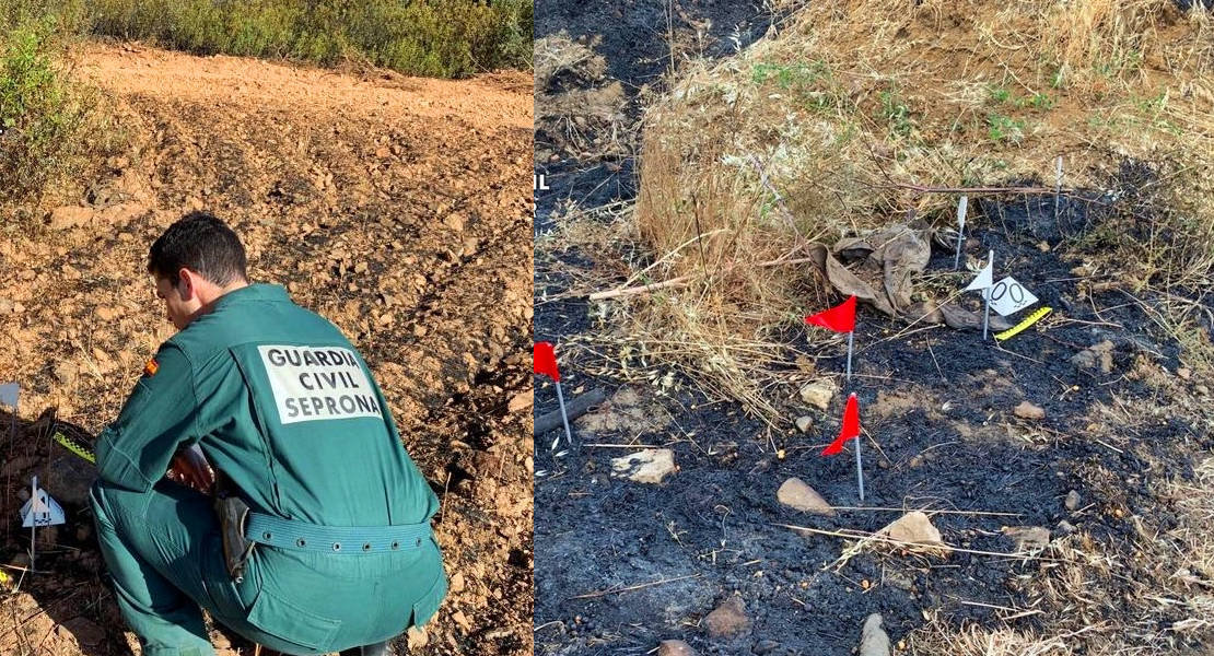 Investigado por un delito de incendio forestal en Valverde de Burguillos