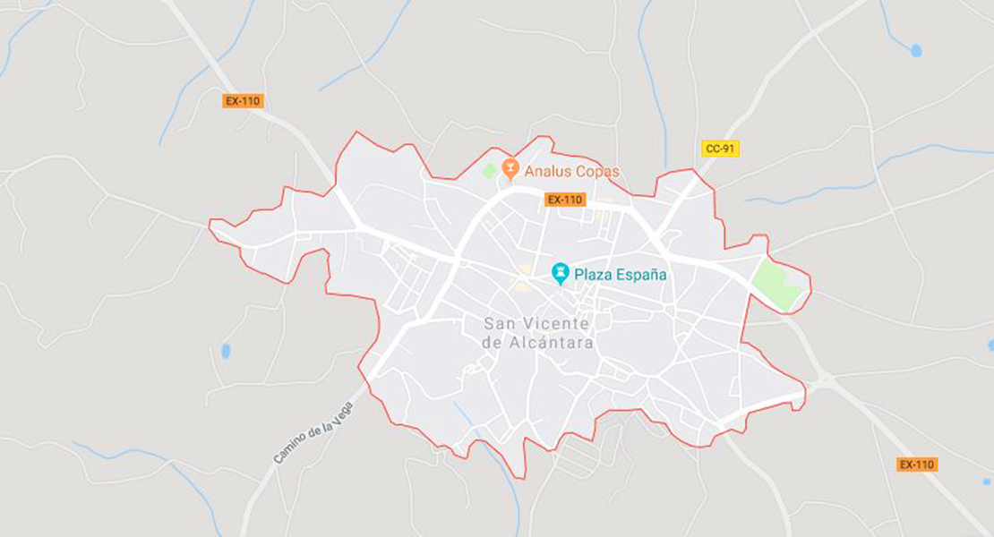 Dos heridos en un accidente de moto en San Vicente de Alcántara