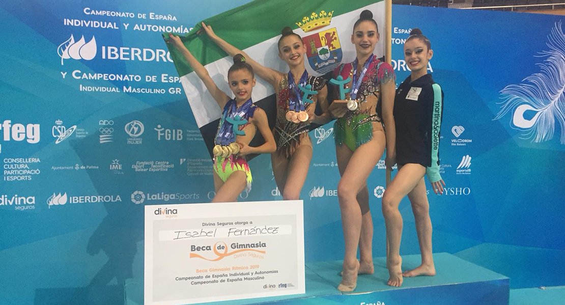 La gimnasia extremeña hace historia en el Campeonato de España