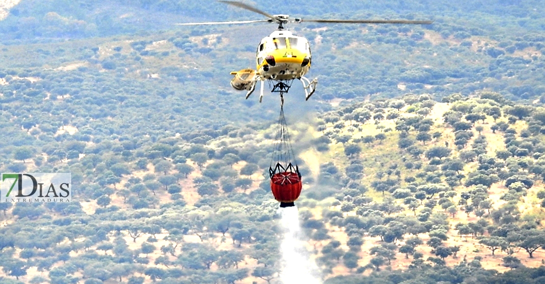 REPOR: El incendio en las cercanías de Alburquerque desde dentro