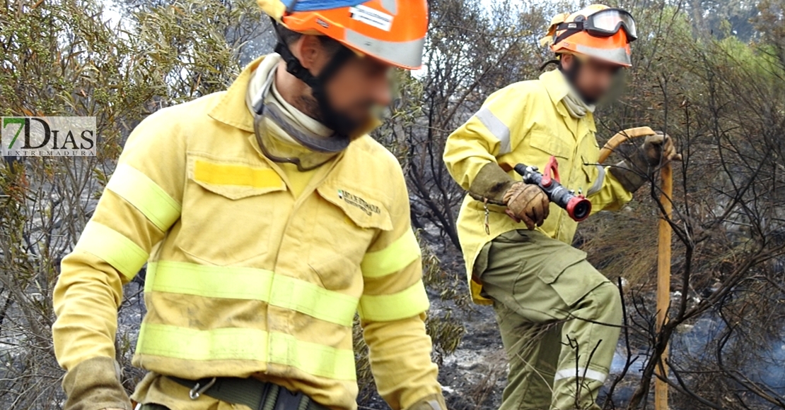 REPOR: El incendio en las cercanías de Alburquerque desde dentro