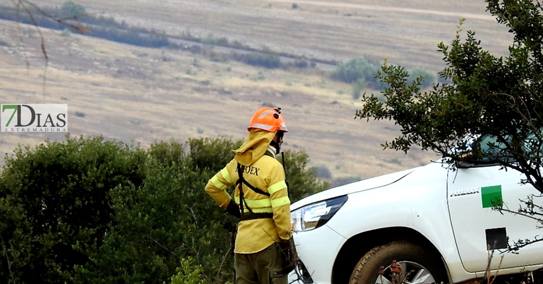 REPOR: El incendio en las cercanías de Alburquerque desde dentro