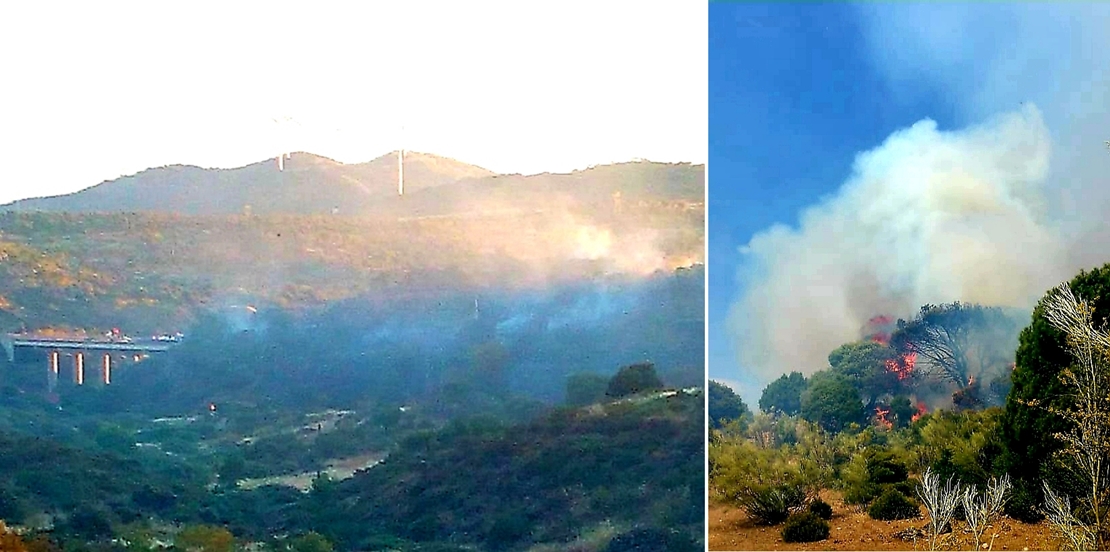 Un tractor origina un incendio en Plasencia