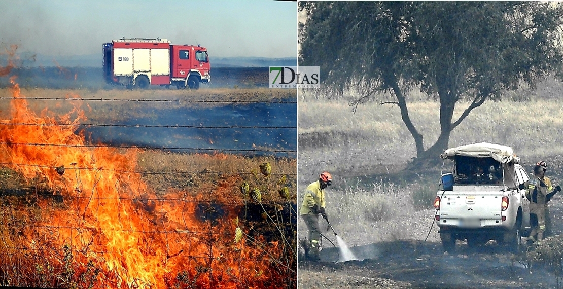 Los Bomberos evitan que un gran incendio llegue a San Isidro